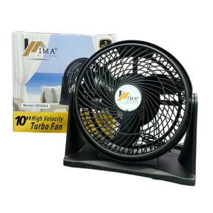 Ventilador Abanico Potente 10 Pulgadas Silencioso Sf0064 Estructura Negro